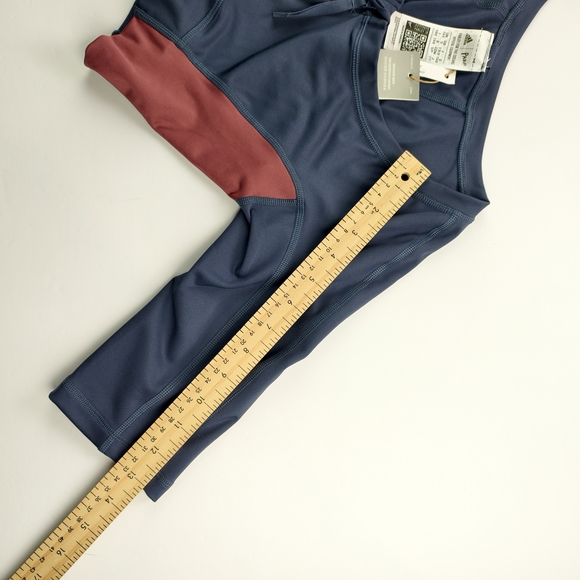 Adidas Yoga Zip Crop Top S NWT Active Parley Eco Training Shirt - Picture 9 of 11